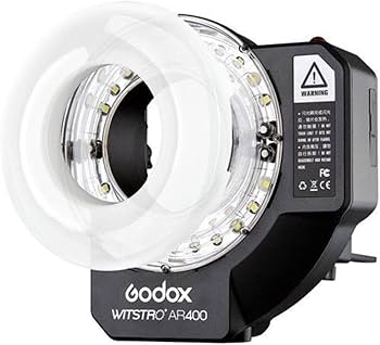 GODOX WITSTRO AR400 Riko400バッテリーAR-B4500 Amazon.com : Godox Wistro AR400 Lightweight Ring Flash with Li-Ion